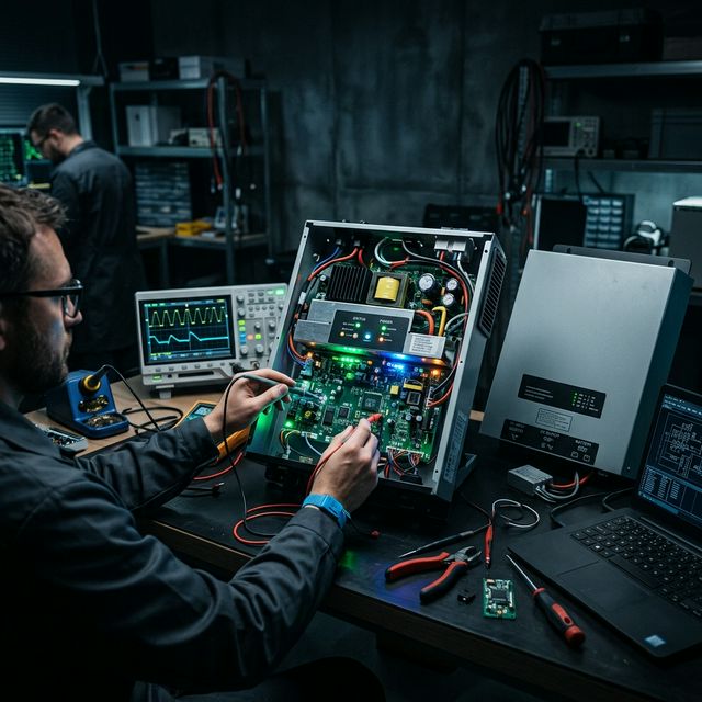 Solar Inverter Repair Background